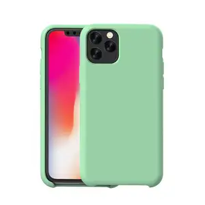 Silicone trường hợp điện thoại với tấm lót cho Iphone 11