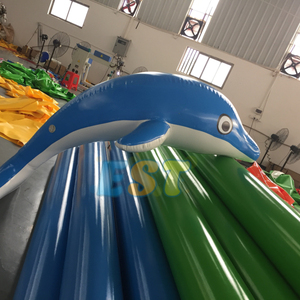 Boya de <span class=keywords><strong>entrenamiento</strong></span> de cilindro inflable de tubo largo flotante para deportes acuáticos para marcas de carreras de parques acuáticos para nadar - Product Image 5