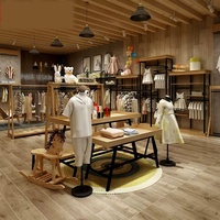 Présentoir de vêtements pour enfants, présentoirs de vêtements, Tables pour magasin de vêtements de détail, Boutique de décoration