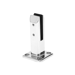 Vườn sàn kính công cụ ban công cầu thang lan can kẹp kính nặng lan can kẹp khung-Vuông kính vòi kẹp - Product Image 1