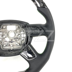 Para <span class=keywords><strong>Audi</strong></span> A3 A4 A6 C7 <span class=keywords><strong>2012</strong></span> 213 2014 2015 2016 volante de fibra de carbono forjado actualización <span class=keywords><strong>interior</strong></span> del coche - Product Image 4