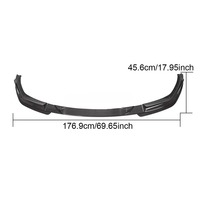 Spoiler avant en fibre de carbone pour BMW Série 3 G20 320i 330i M Sport M340i