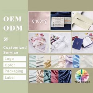 Nhà máy tinh tế cung cấp ODM OEM sang trọng lụa gối sáng bóng 6A lớp lụa gối Trường hợp với hộp quà tặng - Product Image 3