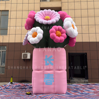 Bouquet de fleurs gonflables géantes Bouquet de fleurs gonflables pour la décoration de scènes d'événements et de fêtes Publicité