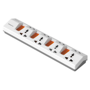 Prise multiple de prévention incendie série PRIMA, 13A 3000W, interrupteur de surcharge, volet de sécurité, vente en gros d'usine - Product Image 1