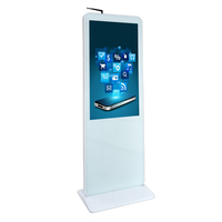 Tótem Publicitario con Pantalla Táctil LCD de 43, 55 y 65 Pulgadas para Interiores, Señalización Digital y Pantallas con Software CMS
