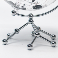 Ornement Créatif Wellfun Mova 360 Degrés Flip Blanc Décoration Intérieure Personnalisée Cadeaux Originaux Globe Terrestre Globe Décoratif Globe