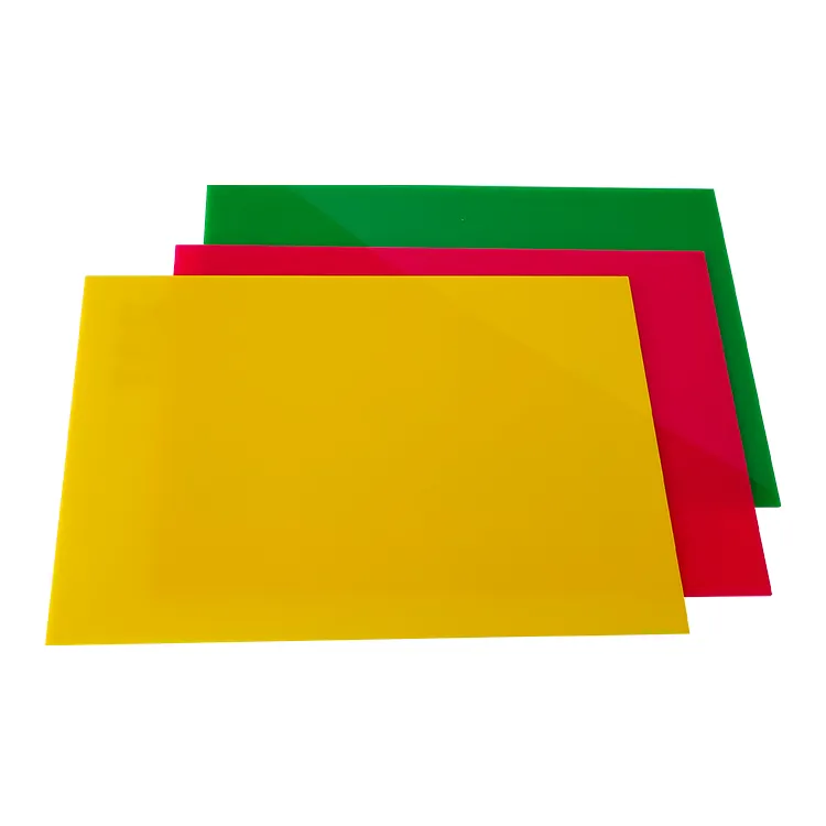 Acrylic manufacturer produce 2050*3050mm color cast acrylic sheet