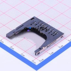 SD-106M SD Card / Memory Card Connector SMD Connector Self-Return Type Standard SD Card Card Holder 2.9mm - Product Image 2
