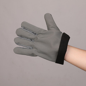 Gants de travail industriels Qiong Liang imperméables et résistants à l'huile, doublés en polaire, épaissis, pour la construction - Product Image 1