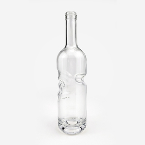 Fourniture directe de bouteille vide en verre de bouteille à main à fond concave épais au <span class=keywords><strong>meilleur</strong></span> <span class=keywords><strong>prix</strong></span> - Product Image 3