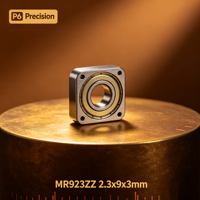 Roulement à gorge profonde micro MR923ZZ 2.3x9x3mm GCr15 P6 ZV2 avec blindage pour équipement médical