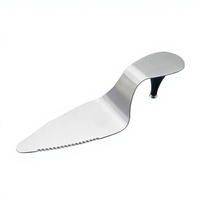 Pelle à pizza et à gâteau en acier inoxydable SS430 de haute qualité, coupe-gâteau créatif, outil de pâtisserie manuel