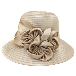 X1629 Gorras de Carreras de Caballos Elegantes con Volantes y Flores para Mujer, Sombrerería y Accesorios de Moda - Product Image 4