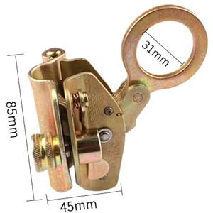 Cuerda de <span class=keywords><strong>escalada</strong></span> de acero de aleación dorada de alta resistencia profesional, cuerda de agarre, dispositivo de posicionamiento de 14-16mm, ancla mecánica - Product Image 4