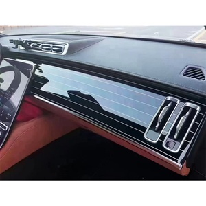 2021-2023 Car Upgrade Piano <b>Black</b> Interior Modification Kit Center <b>Console</b> Decorative Panel for Mercedes Benz S-Class W223 - Product Image 4