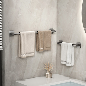Toallero de pared Heaven And Earth Fish, barra individual de 3-3.9 pulgadas, resistente al óxido, para almacenamiento en el baño - Product Image 2
