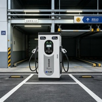 Chargeur de véhicule électrique abordable 40 kW avec contrôle Wi-Fi et recharge programmée pour garages résidentiels