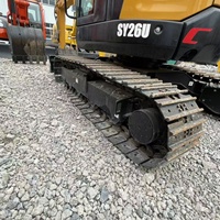 Excavatrice hydraulique d'occasion Sany SY265C de 2,6 tonnes à bas prix, avec moteur Mitsubishi, en bon état, à vendre