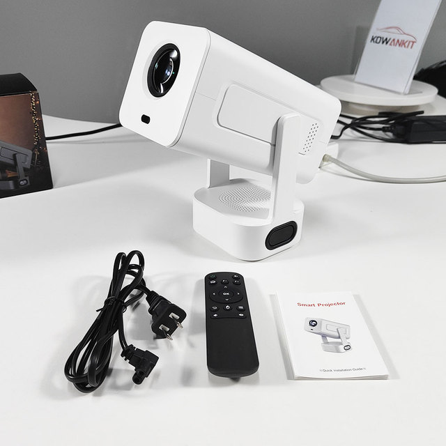 XP360A 1080P Android 13 Projector with WIFI 6  320 ANSI LM Auto Focus Hifi Audio Base Rotating Bracket Portable Projector Beamer