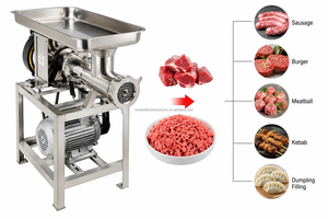 Hachoir à viande de type 32 avec moteur, hachoir à viande commercial, <span class=keywords><strong>machine</strong></span> à hacher la viande en acier inoxydable, moteur en cuivre de 2,2 kW - Product Image 2