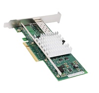 Kartu Jaringan Intel 82599 Chip PCIe 2.0 X 8 Antarmuka SFP+ Port Tunggal 1/10GbE Komponen Komputer X520-DA1