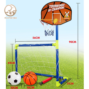 Wholesale Unisex Boys Outdoor Training 2 in 1 Ball Game <strong>Toy</strong> Basketball Rack <strong>Sport</strong> <strong>Toys</strong> Soccer Set Football goal Kids Ball <strong>Toys</strong> - Product Image 3