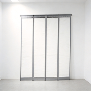 Service de découpe de rideaux magnétiques en PVC <span class=keywords><strong>transparent</strong></span> haute transparence, résistants aux UV, personnalisables et colorés, pour portes d'entrepôt - Product Image 3
