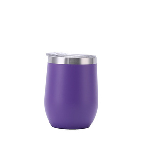 Tazas de Café de Viaje de 12 oz con Logotipo Personalizado, Taza de Acero Inoxidable sin Tallo con Aislamiento al Vacío de Doble Pared, Vaso de Vino con Forma de <span class=keywords><strong>Huevo</strong></span> - Product Image 4