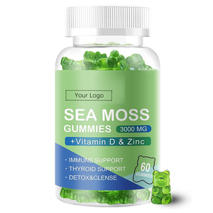 Gomitas de Vitamina D y Musgo Marino para <span class=keywords><strong>la</strong></span> <span class=keywords><strong>Tiroides</strong></span>, Inmunidad, Limpieza Intestinal, Cuidado de <span class=keywords><strong>la</strong></span> Piel, Complejo de Vitaminas y Minerales, Marca Privada OEM - Product Image 4