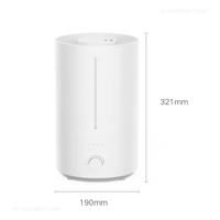 Mijia Humidificateur 3 350 mL/h Humidification 4.5 L Grande Capacité Double Brumisateur pour Bureau À Domicile Humidificador Purificateur