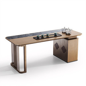 Table <span class=keywords><strong>de</strong></span> bureau durable et résistante aux rayures avec plateau en pierre et armoire <span class=keywords><strong>de</strong></span> rangement pour mobilier <span class=keywords><strong>de</strong></span> salle <span class=keywords><strong>de</strong></span> réunion et <span class=keywords><strong>de</strong></span> lounge exécutif - Product Image 1