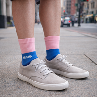 Nouvelles chaussettes de sport d'automne à motif jacquard, tricotées, haute élasticité, respirantes, séchage rapide, antidérapantes, pour usage quotidien, unisexe
