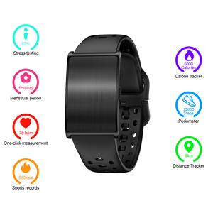 Nhà cung cấp tập thể dục Tracker Vòng đeo tay thông minh không có hiển thị 180mAh 24h sức khỏe Màn hình GPS chạy ai báo cáo đa ngôn ngữ ứng dụng hỗ trợ - Product Image 1