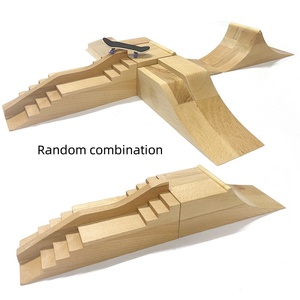 <span class=keywords><strong>Mini</strong></span> créatif bois d'érable bout des doigts planche de sport <span class=keywords><strong>rampe</strong></span> roman enfants fête planche à roulettes accessoires - Product Image 3