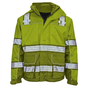 Ropa de Trabajo de Seguridad Reflectante Unisex de Alta Resistencia para Invierno, Personalizada, de Alta Visibilidad, Impermeable, para la Construcción Industrial, con Impresión por Transferencia de Calor - Product Image 6