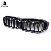 Calandre avant noire brillante de style LED à double barre pour BMW Série 3 G20 LCI 2023+