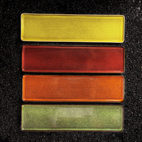 Assiettes longues en porcelaine empilables quatre couleurs, plats en céramique pour sushis, desserts, apéritifs, tapas pour restaurant, hôtel