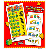 Free Sample Customized Bingo Pull Tabs Scratch Card Break Open Lottery Tickets With Pull Tab Tear Off Five Windows Card