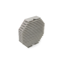 Disipador de Calor de Aluminio Extruido Anodizado Personalizado, Disipador de Calor para Chip IC PCB, Extrusión de Aluminio
