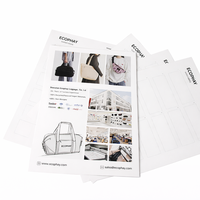 Impression de prospectus personnalisés, prospectus couleur recto-verso pour le profil de l'entreprise, la publicité de produits et la promotion de la marque