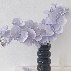 Fleurs artificielles d'orchidées Phalaenopsis Haiyi, 10 têtes, faites à la main, pour mariage, décoration de la maison, accessoires de photographie - Product Image 2