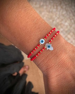 <b>Boho</b> Friendship <b>Bracelets</b> for Women with Mother of Pearl Alphabet Beads Miyuki Seed Beaded <b>Bracelet</b> Handmade Dainity Jewelry - Product Image 4