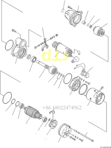 KD0-09057-0190 - ชุดซีลสำหรับมอเตอร์สตาร์ท รุ่น PC1250-8 PC200-8 PC270-8 - Product Image 6