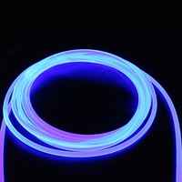 Éclairage à fibre optique en plastique MMA pour la décoration d'éclairage intérieur de voiture