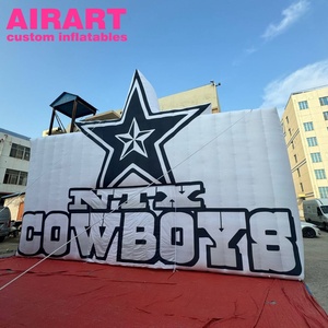 <span class=keywords><strong>Tunnel</strong></span> mural gonflable personnalisé avec impression de logo pour événement sur le thème des cow-boy - Product Image 1