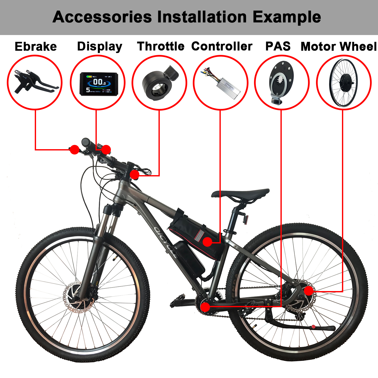 電動自転車ブラシレスハブモーター700C 48V1500W 20インチ28