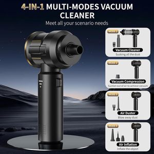 Aspirateur de voiture portable 16KPa avec moteur sans balais, souffleur d'air sans fil, batterie rechargeable 6000mAh - Product Image 5