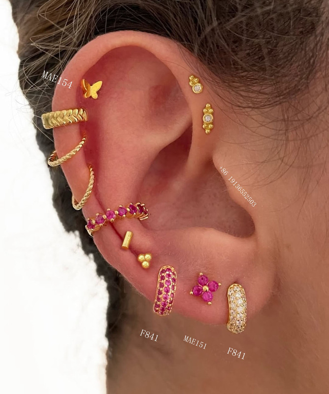 Women Ear Stacking Fashion Helix Piercing