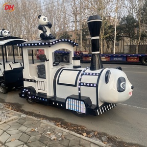 รถไฟเด็กยอดนิยม รุ่นเจ้าหญิง พร้อมไฟ LED เอฟเฟกต์ควัน รถไฟไฟฟ้าสำหรับขี่เล่นในห้างสรรพสินค้าและงานรื่นเริง - Product Image 1